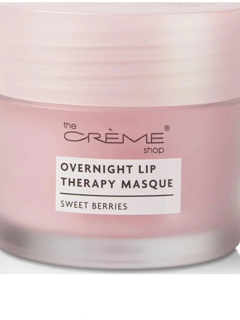 New The Crème Shop Overnight Lip Therapy Masque - Sweet Berries (Pink)